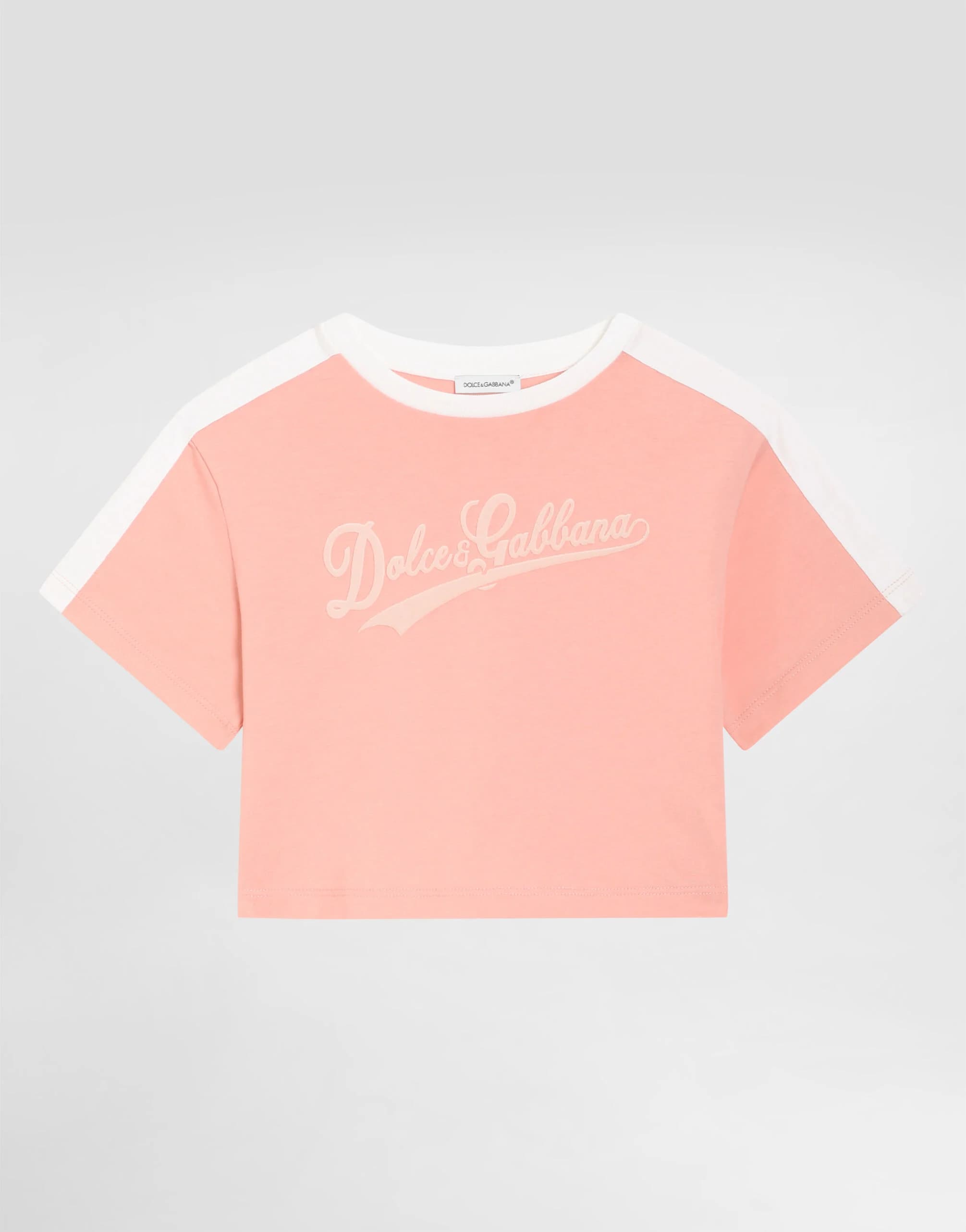 Dolce & Gabbana Kids Girls Jersey T-Shirt with Print - 1