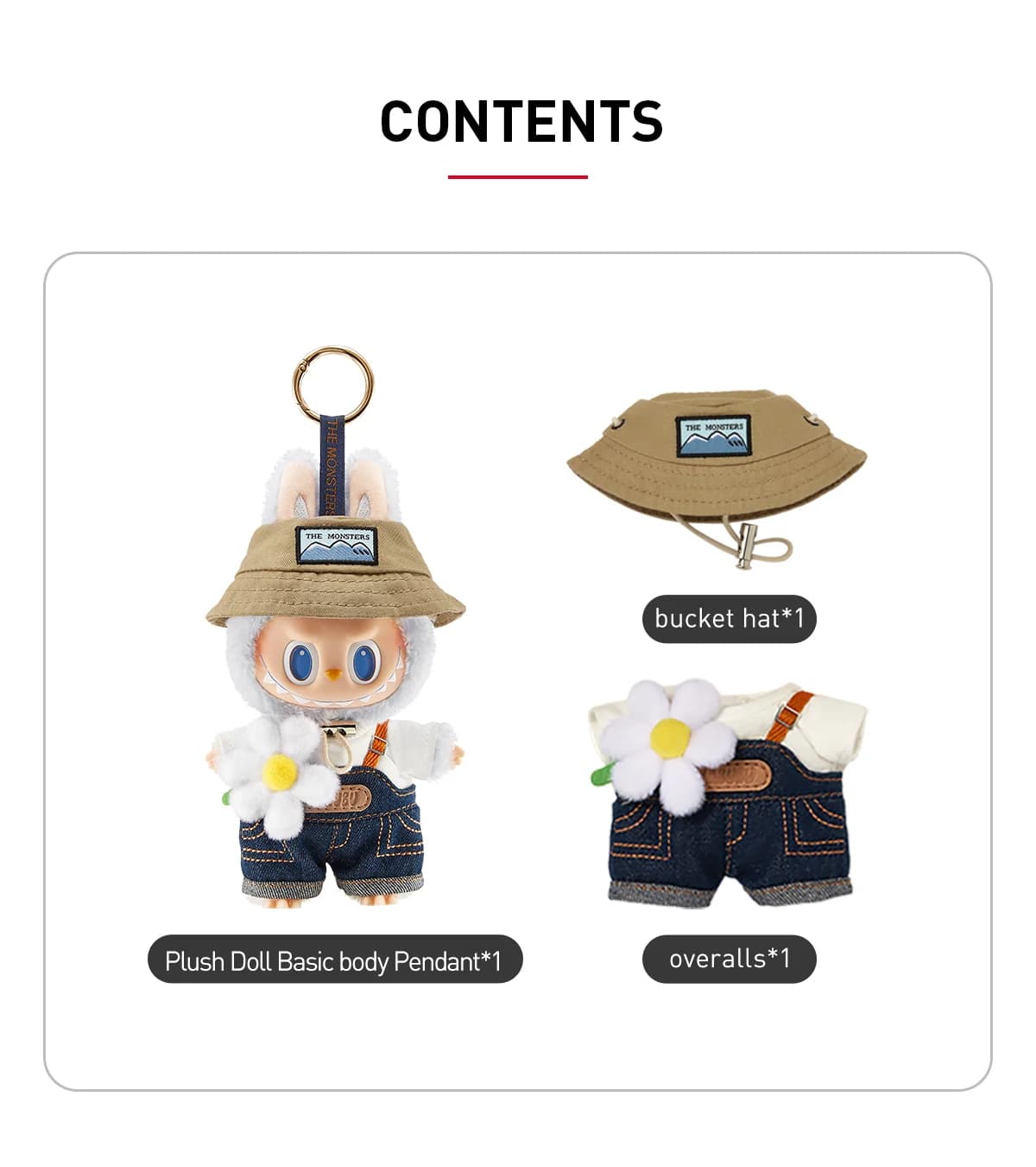 POP MART The Monsters Fall in Wild Series Vinyl Plush Doll Pendant – Labubu Explorer Keychain - 2