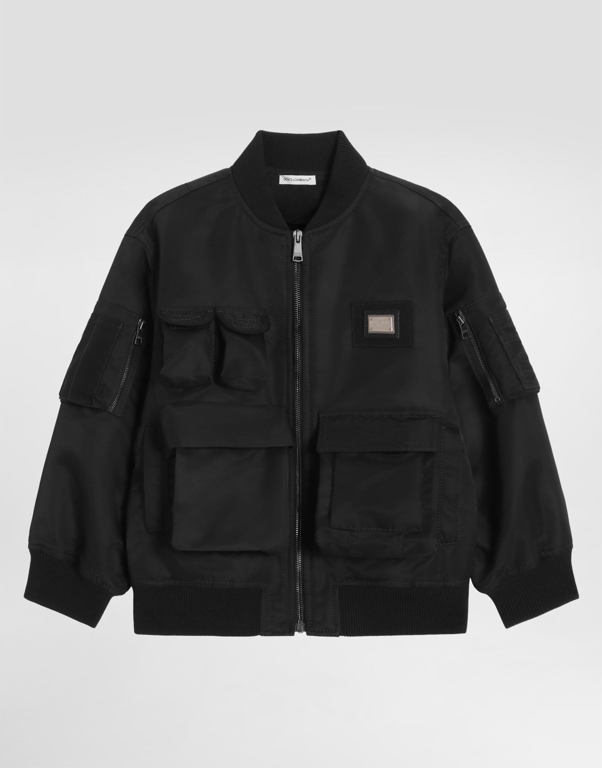 Dolce & Gabbana Kids' Gabardine Bomber Jacket - 1