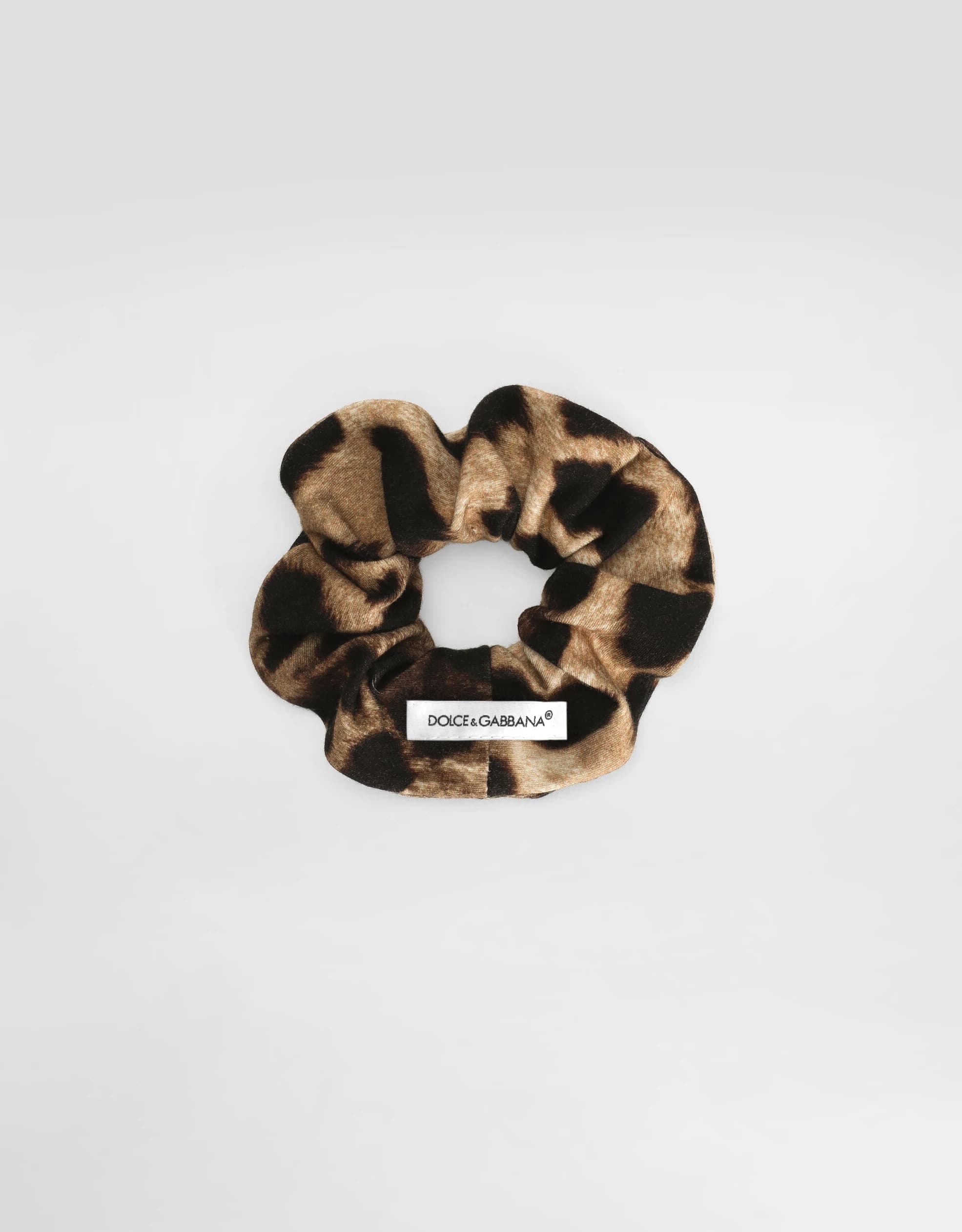 Dolce & Gabbana Kids Leopard-Print Scrunchie - 1