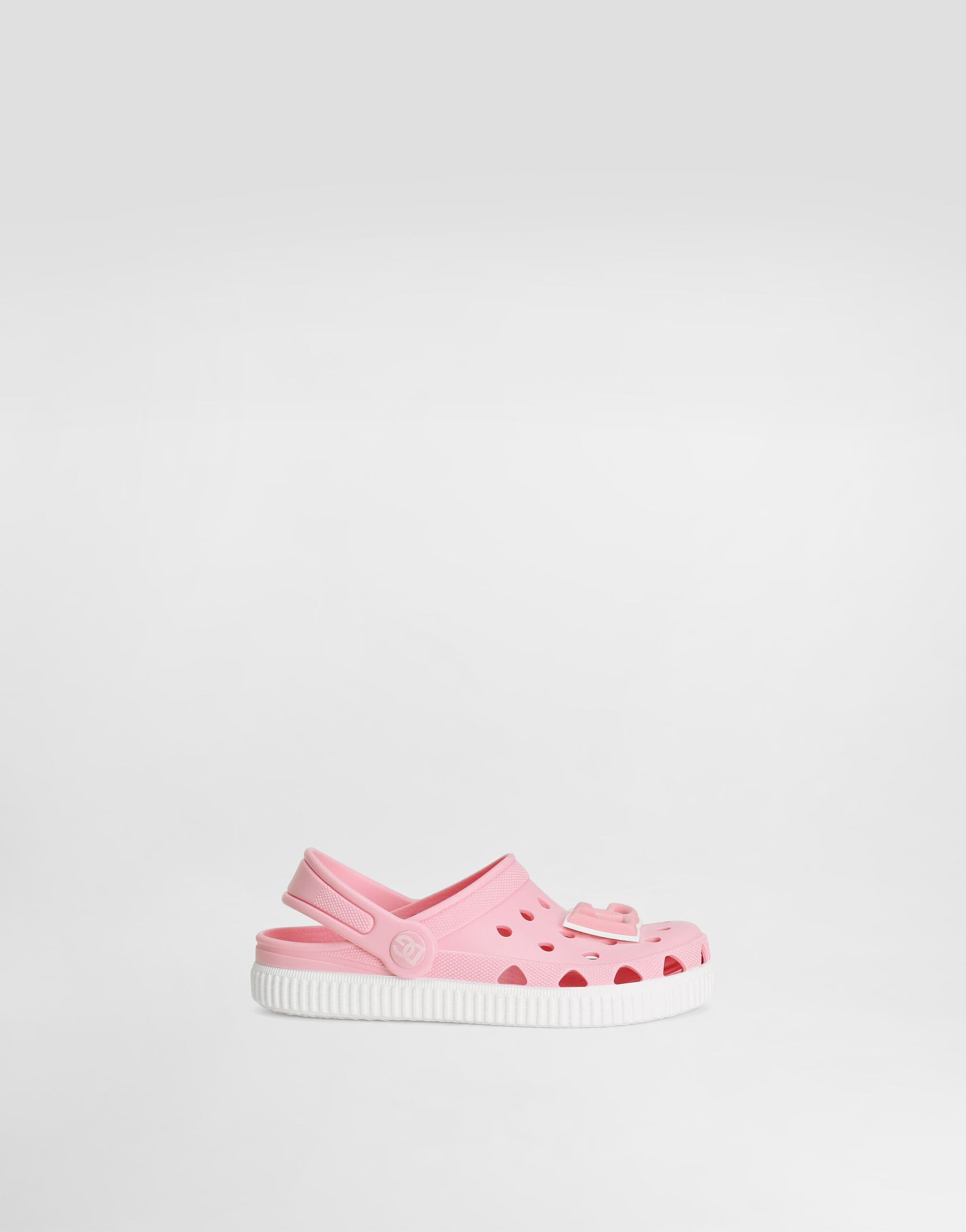 Dolce & Gabbana Kids Rubber Slip-Ons with DG Logo - 1