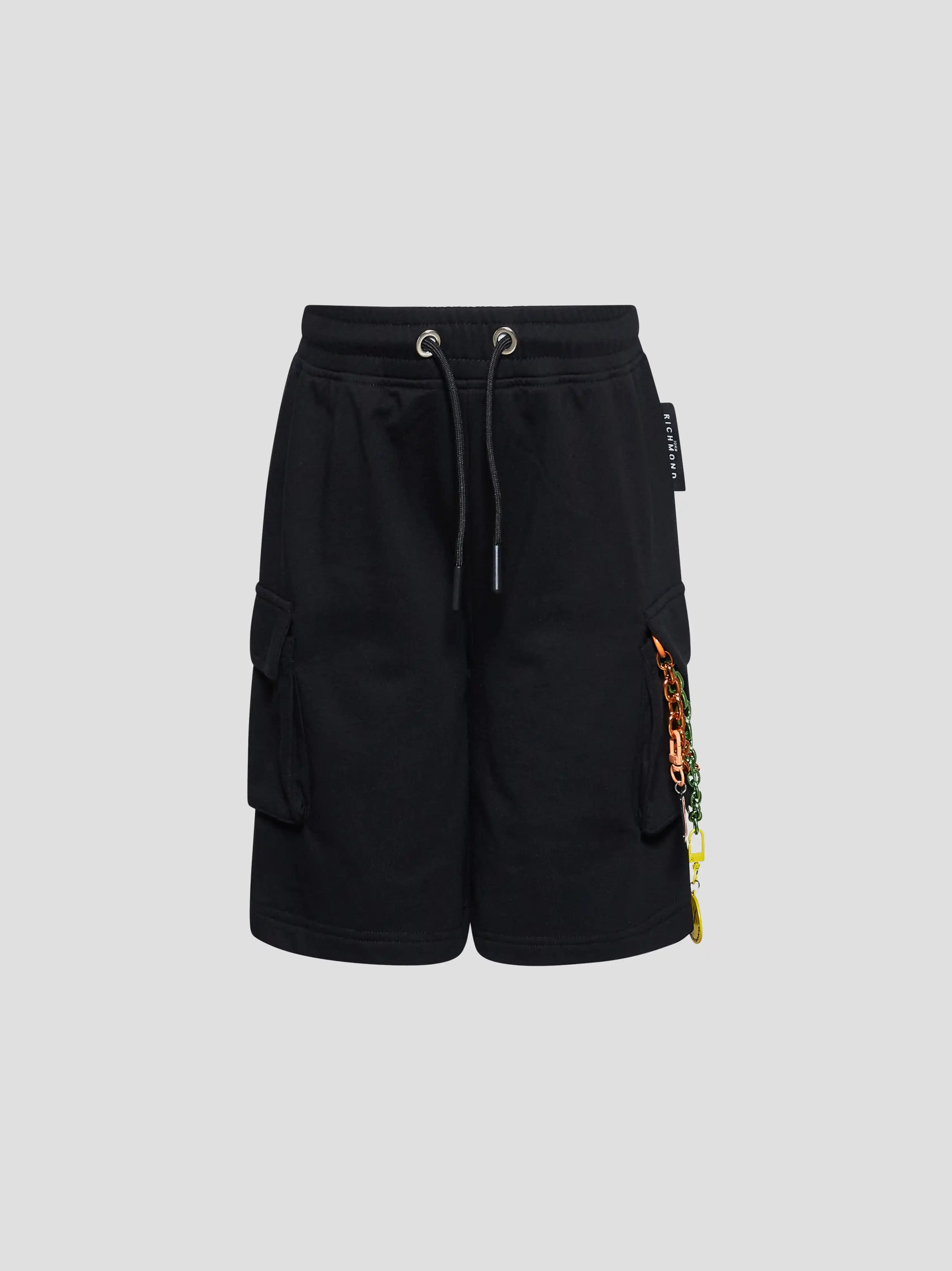 John Richmond Junior Cargo Shorts Matra with JR Logo - 1