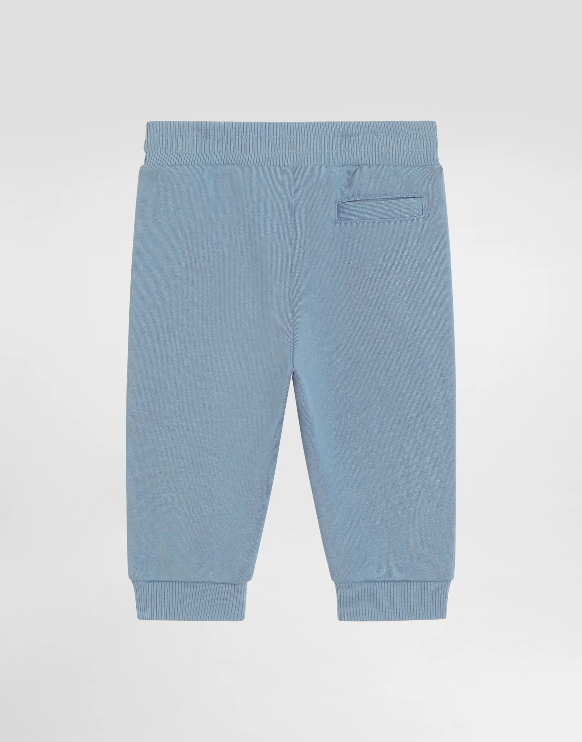 Dolce & Gabbana Kids Sweatpants with Leopard Print and Denim Patches