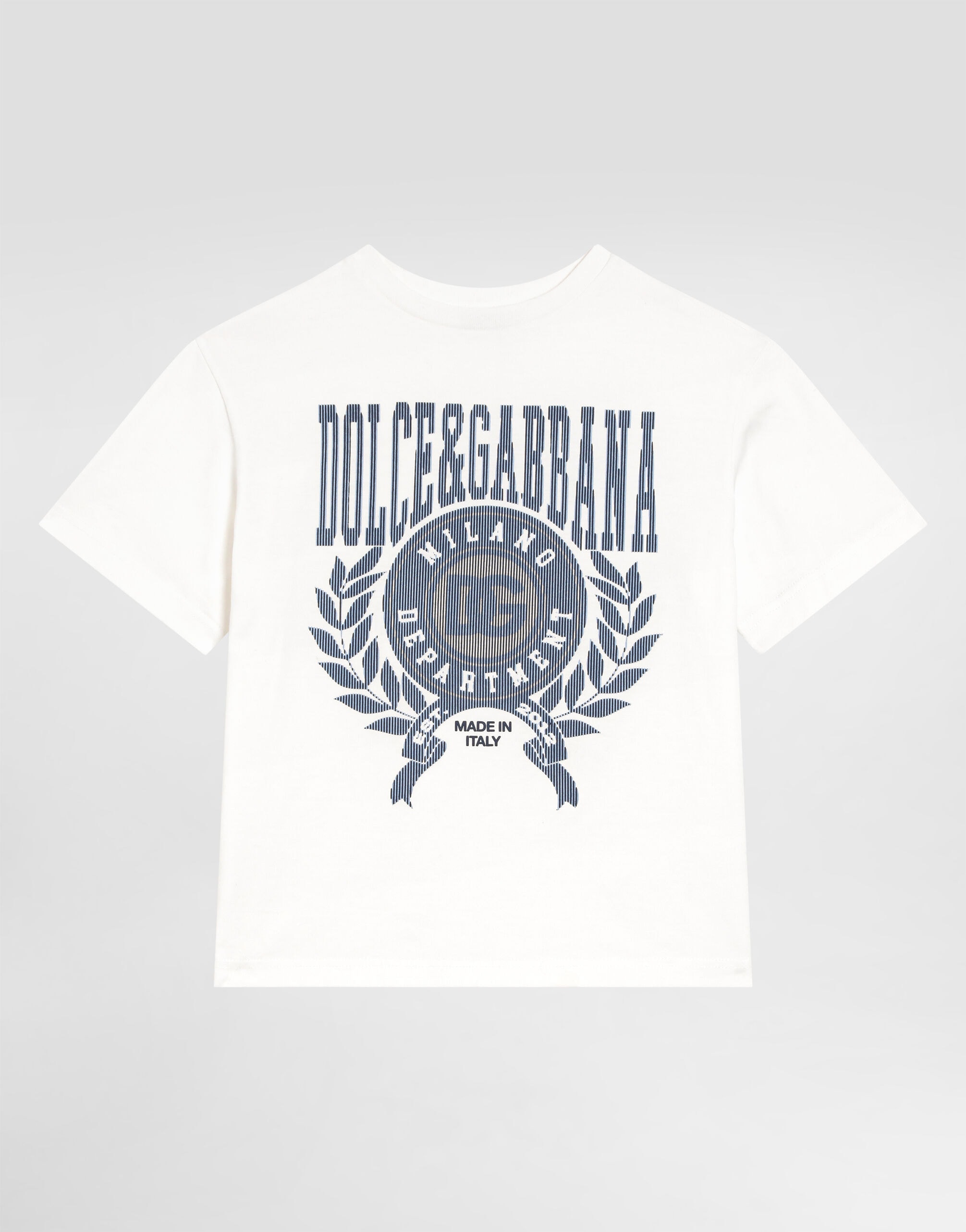 Dolce & Gabbana Kids T-Shirt with Dolce&Gabbana Print 